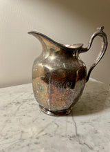 Load image into Gallery viewer, Vintage Silver-plated Pitcher/Vase Monogram

