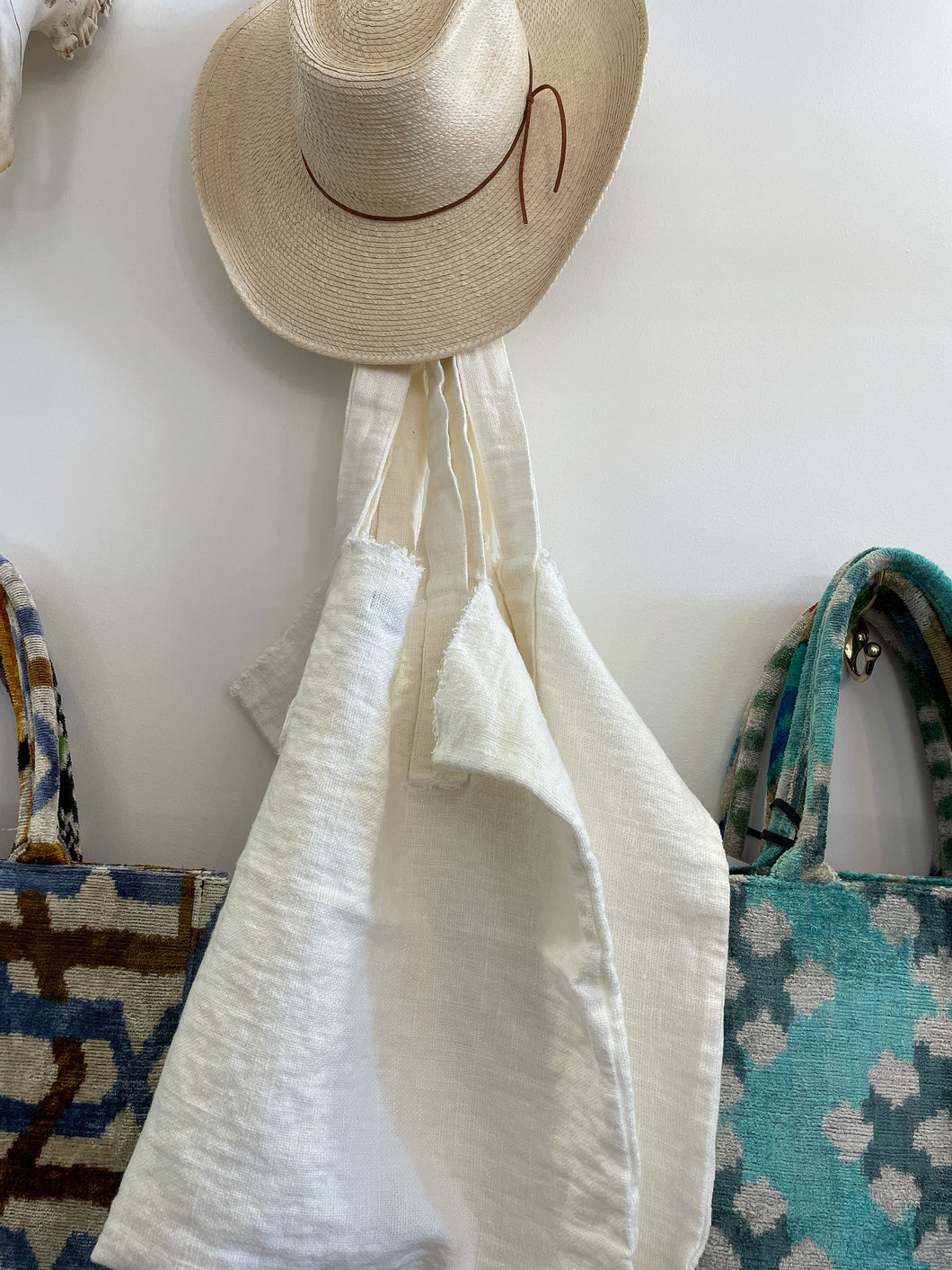 Linen Shopping/Beach Bag