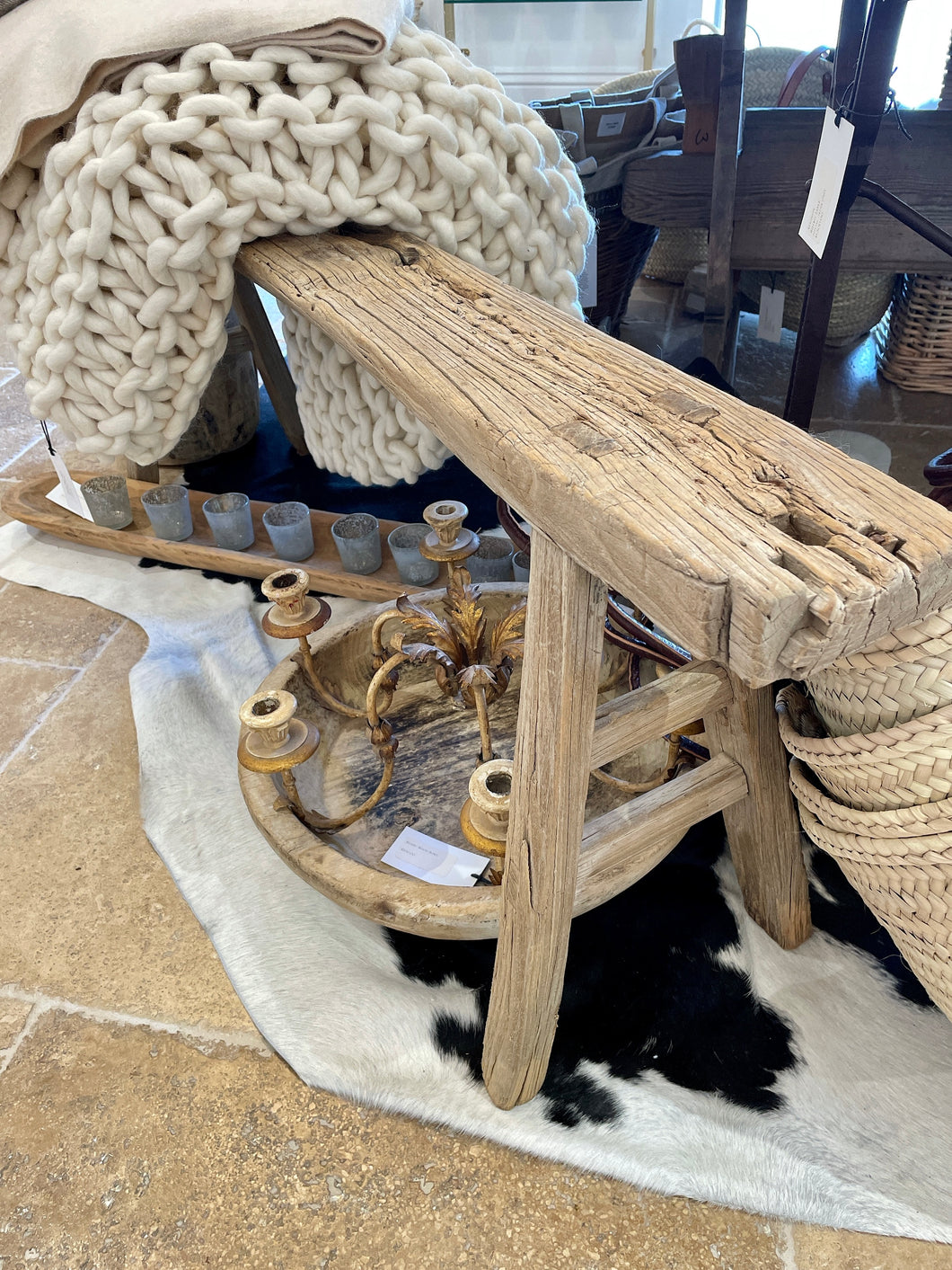 Antique Skinny Bench