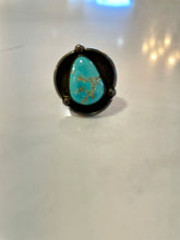 Load image into Gallery viewer, Turquoise Ring Tear Drop
