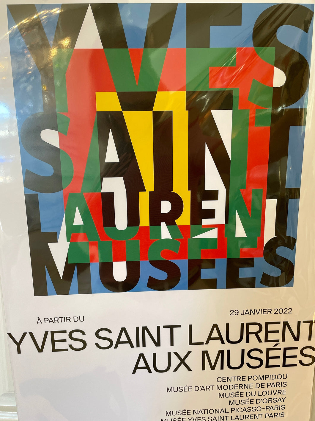 YSL, Paris Museum Posters