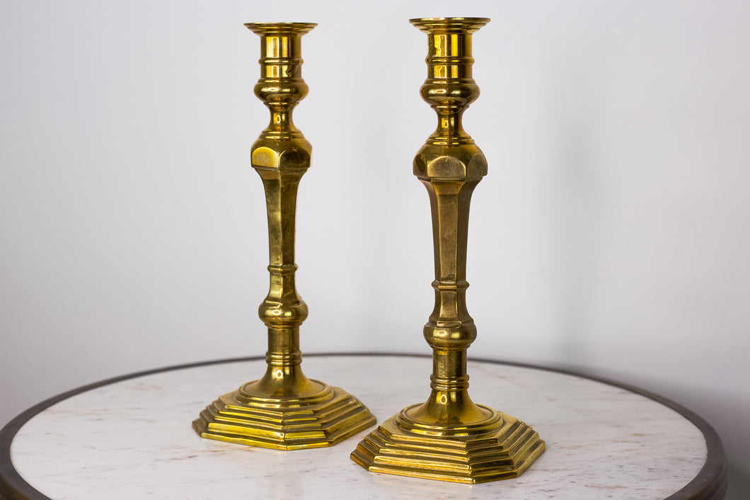 Brass Candlesticks pair