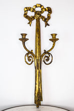 Load image into Gallery viewer, Gold metal candle sconce - single piece

