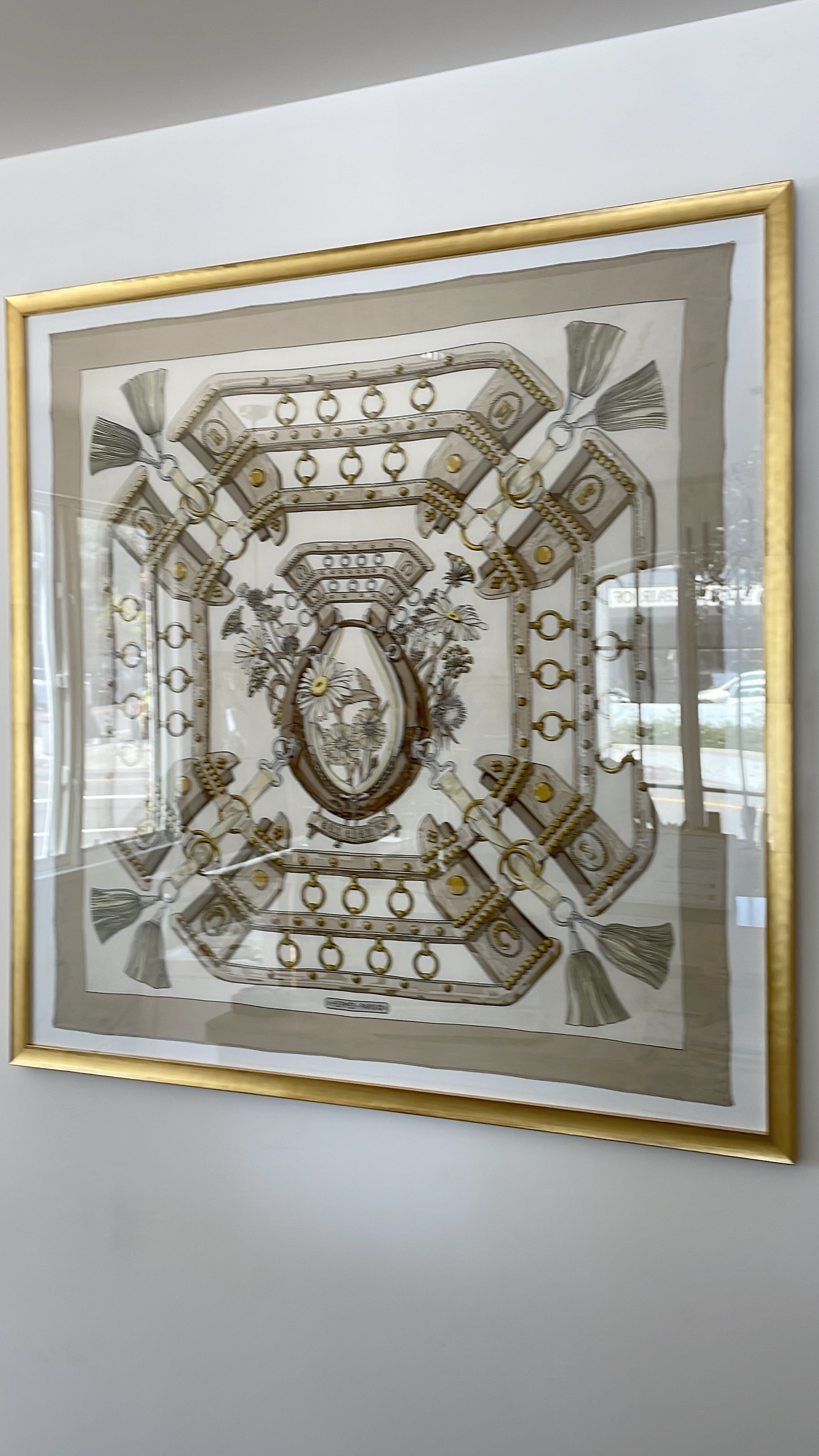 Vintage Scarf Framed Hermès | 
