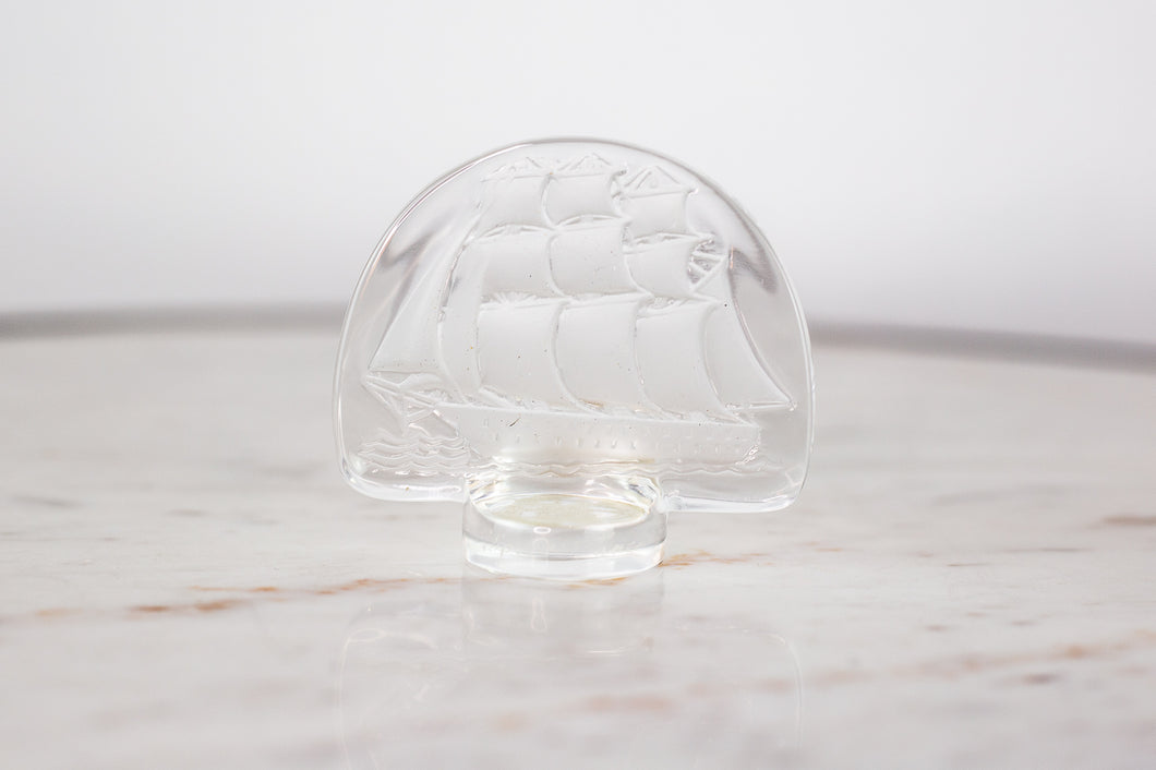 Crystal Lalique Sail Figurine