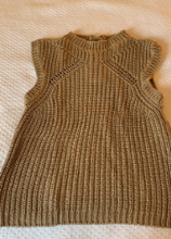 Load image into Gallery viewer, Chloe Knit Top - Sleeveless Taupe Medium
