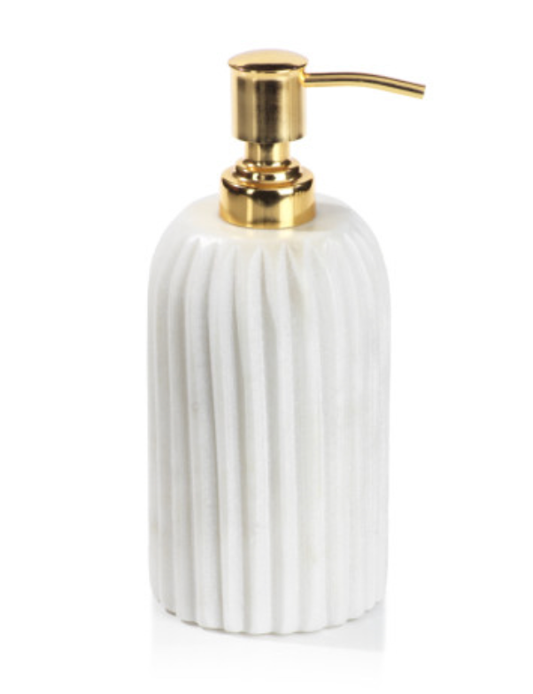 Marble/Gold Soap & Lotion Dispenser
