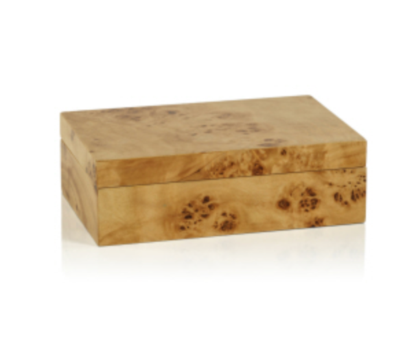 Burl Wooden Collector's Box
