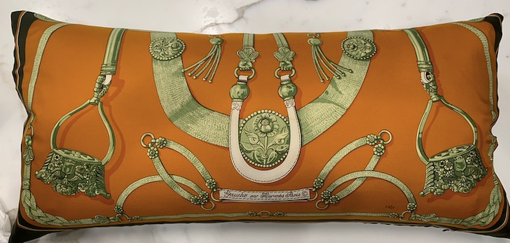 Vintage Scarf HERMÈS Pillows | Various Styles | Lumbar
