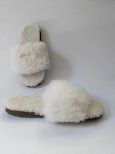 Alpaca Slippers - Open Toe