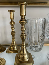Load image into Gallery viewer, Vintage  Brass Candlesticks Pair
